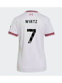 Ženski Nogometna dresi replika Liverpool Florian Wirtz #7 Gostujoči 2026-27 Kratek rokav Ženski Nogometna dresi replika Liverpool Florian Wirtz #7 Gostujoči 2026-27 Kratek rokav